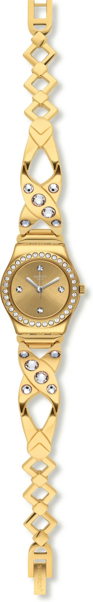 Swatch I Lady GOLDY HUG YSG164G Dames armbandhorloge