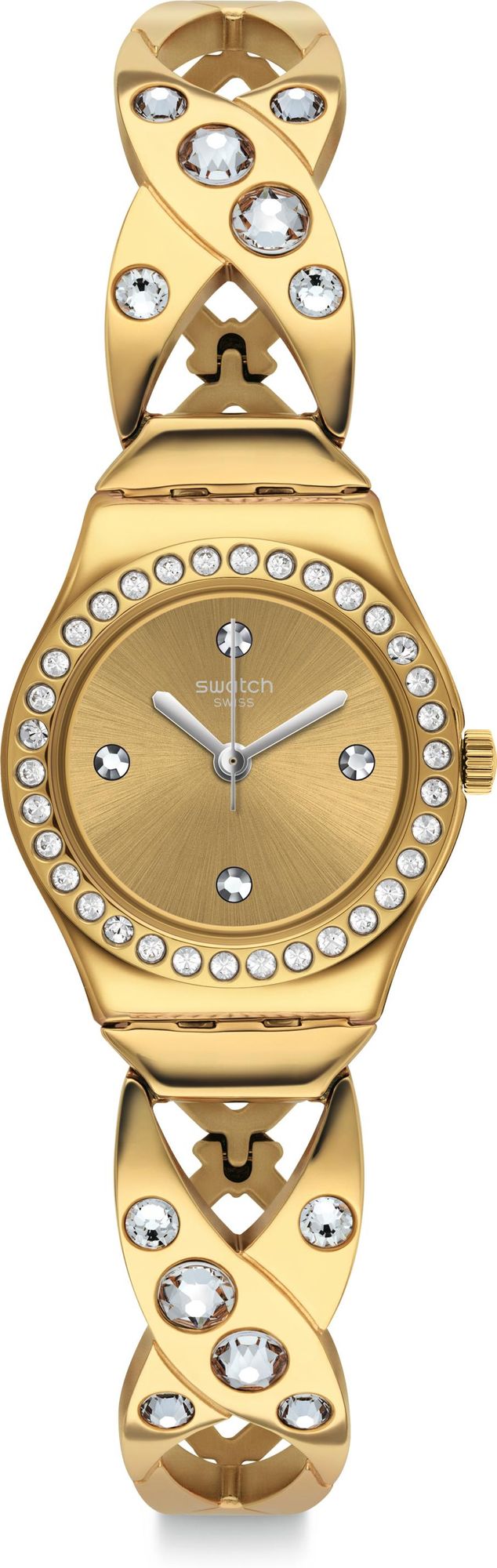 Swatch I Lady GOLDY HUG YSG164G Dames armbandhorloge