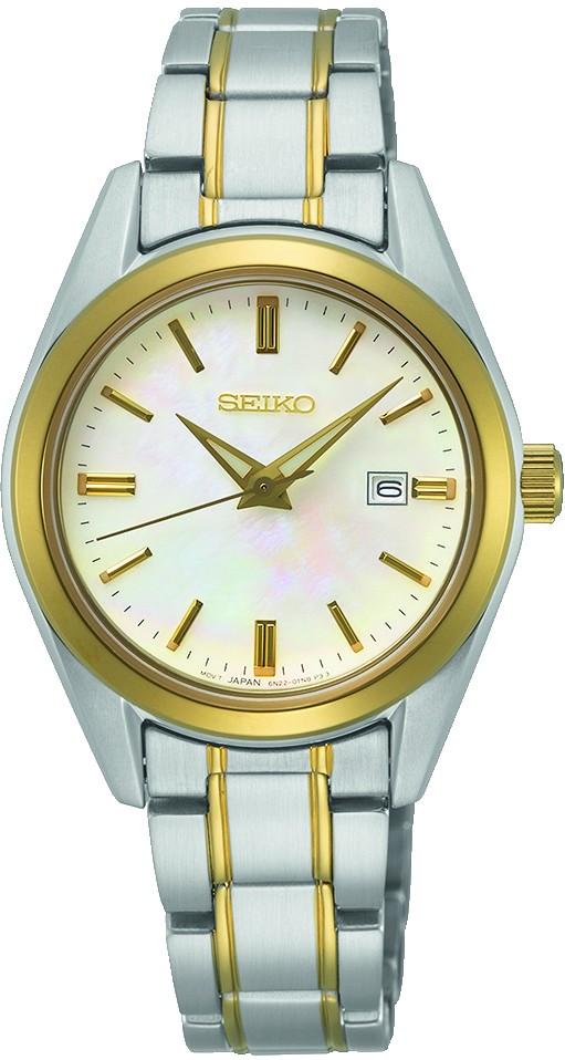 Seiko Quarz SUR636P1 Montre Bracelet pour femmes