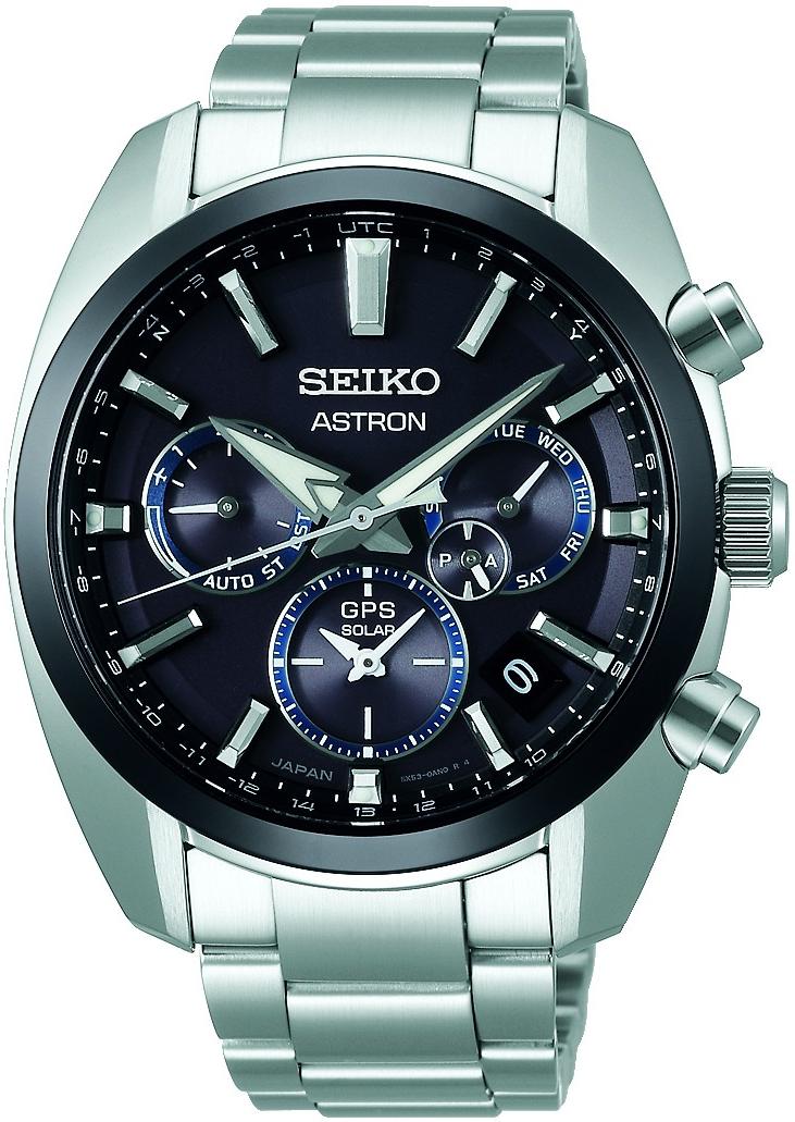 Seiko Astron GPS Solar Dual Time SSH053J1 Reloj de Pulsera para hombres