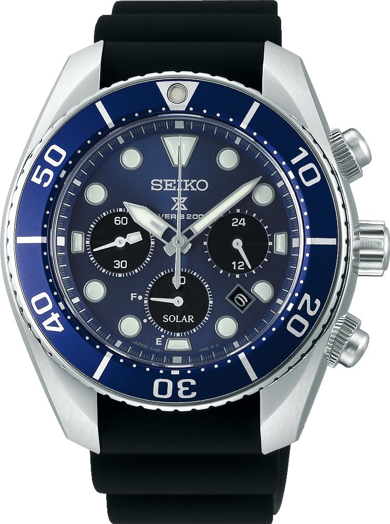 Seiko Prospex SEA Solar Chronograph Diver's SSC759J1 Cronógrafo para hombres