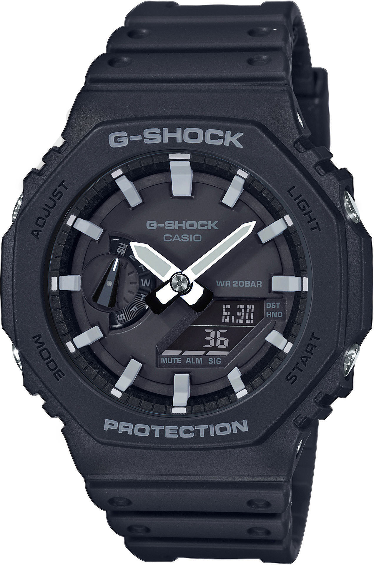 Casio G-Shock Classic GA-2100-1AER Cronógrafo para hombres