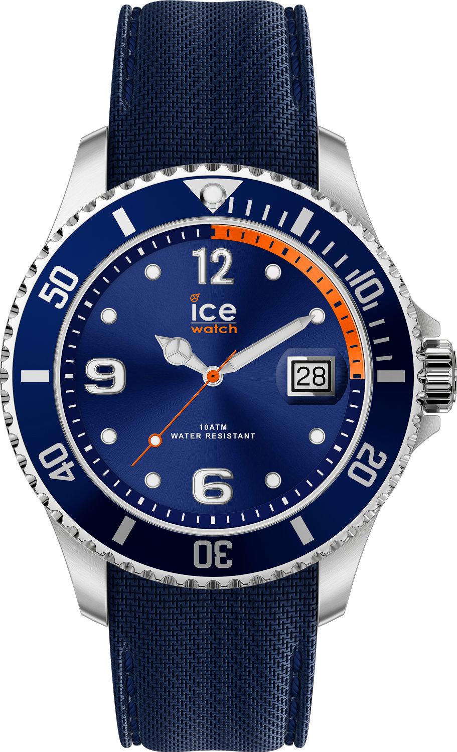 Ice Watch ICE steel - Navy orange - Extra large - 3H 017325 Reloj de Pulsera para hombres Ice Watch ICE steel - Navy orange - Extra large - 3H 017325 Reloj de Pulsera para hombres