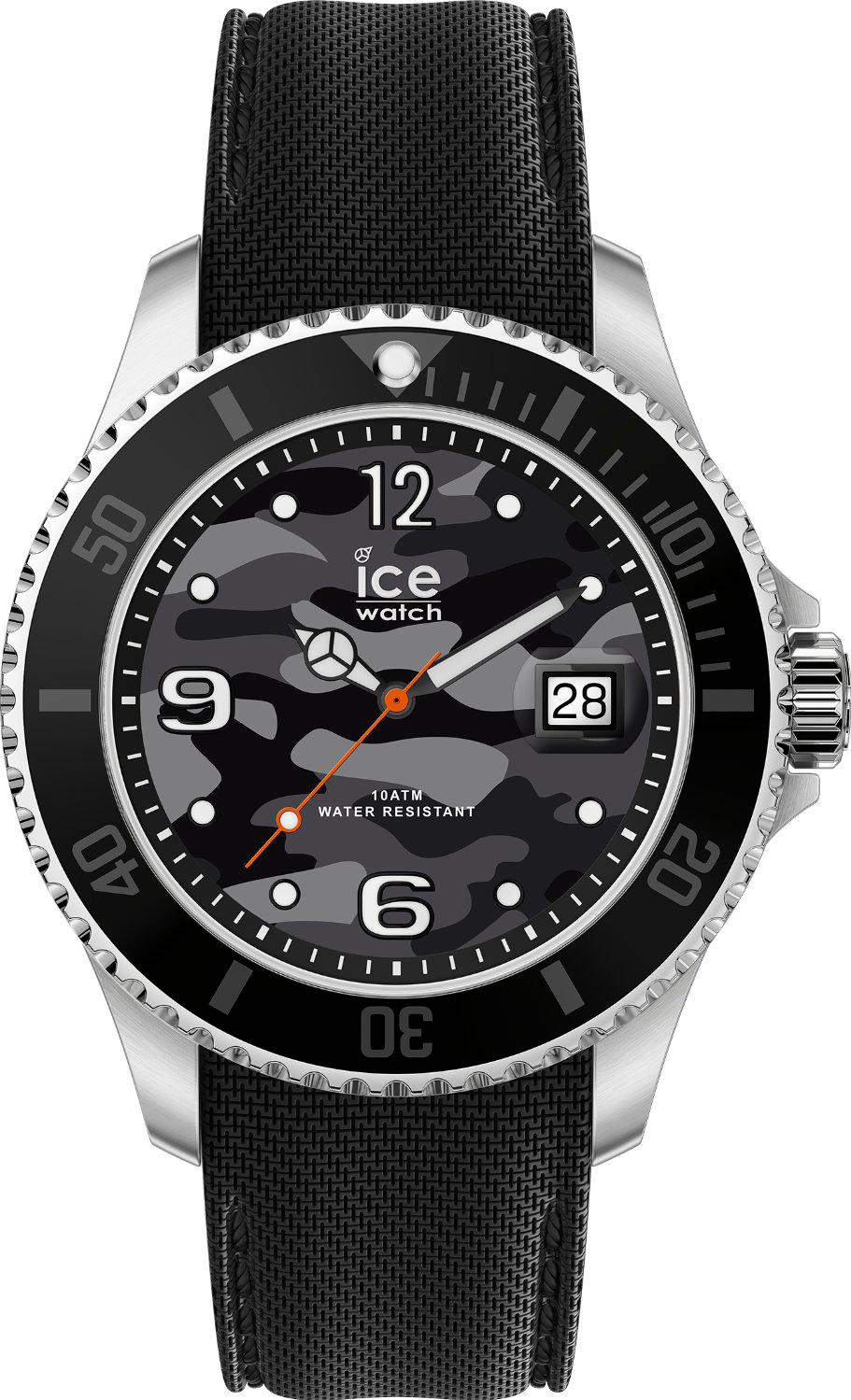 Ice Watch ICE steel - Black army - Extra large - 3H 017328 Herrenarmbanduhr