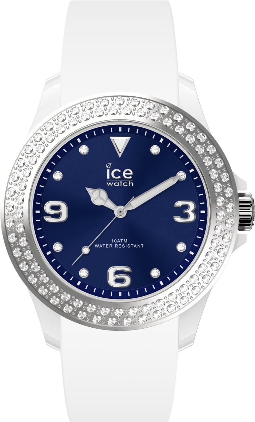 Ice Watch ICE star - White deep blue - Smooth - Small - 3H 017234 Damenarmbanduhr