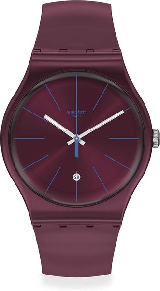 Swatch New Gent BURGUNDAZING SUOR402 Armbanduhr Swatch New Gent BURGUNDAZING SUOR402 Armbanduhr