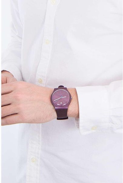 Swatch New Gent BURGUNDAZING SUOR402 Armbanduhr Swatch New Gent BURGUNDAZING SUOR402 Armbanduhr