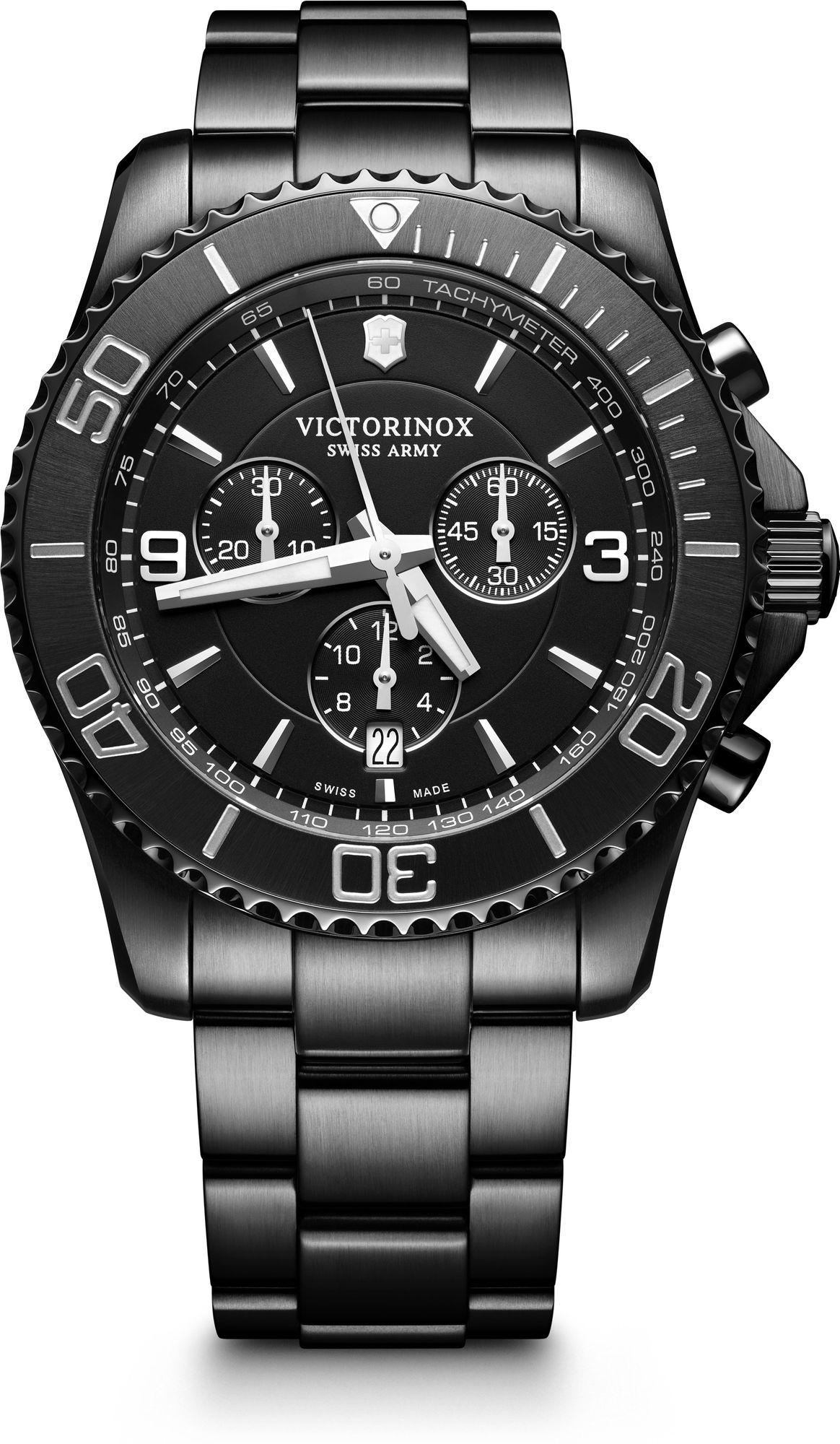 Victorinox Swiss Army Maverick 241797 Chronographe pour homme Fabriqué en Suisse