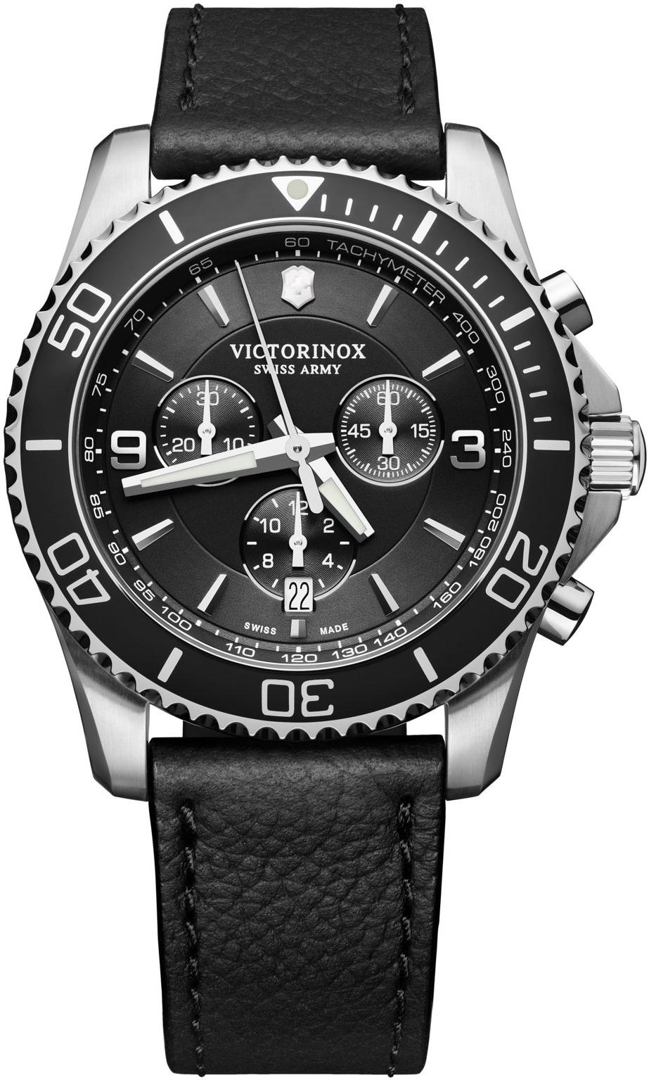 Victorinox Swiss Army Maverick 241864 Chronographe pour homme Fabriqué en Suisse