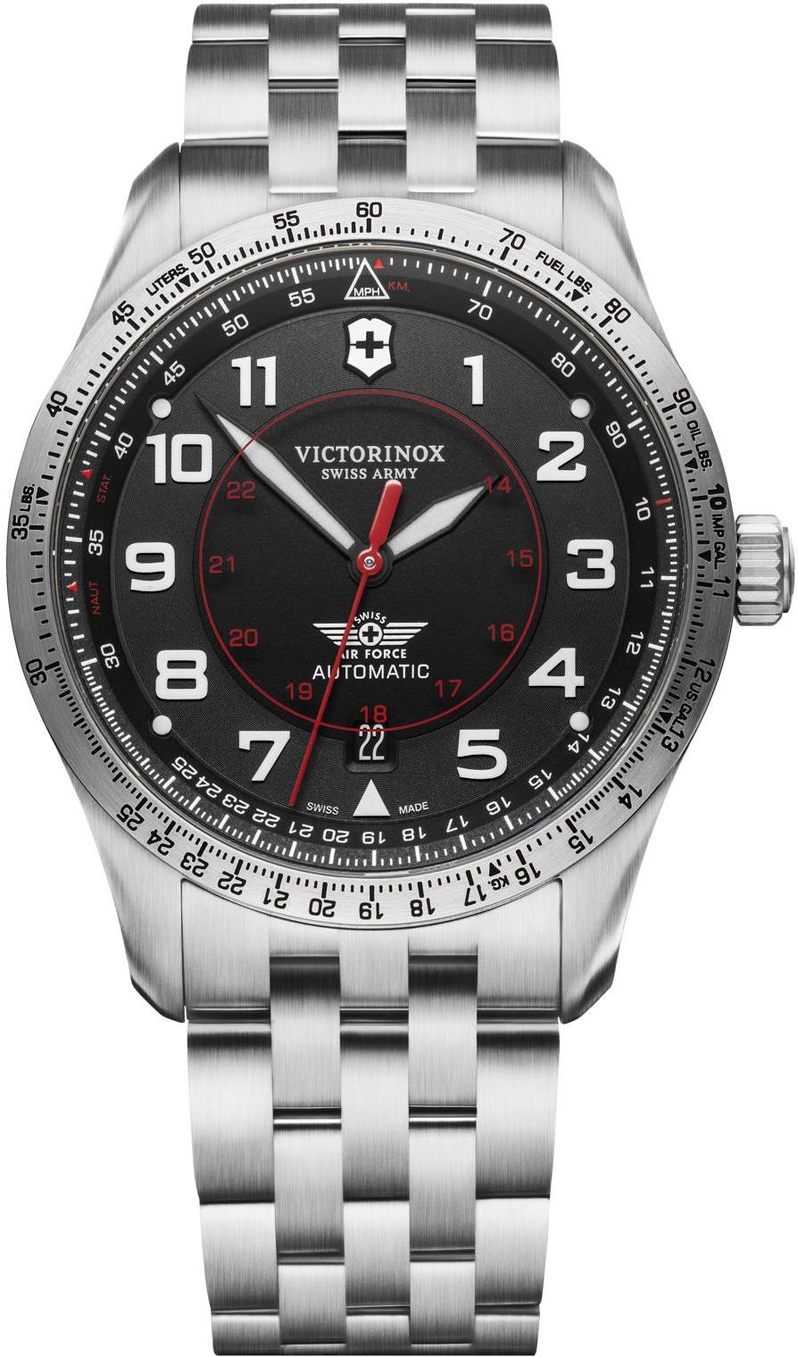 Victorinox Swiss Army Airboss 241888 Montre Automatique pour hommes Fabriqué en Suisse