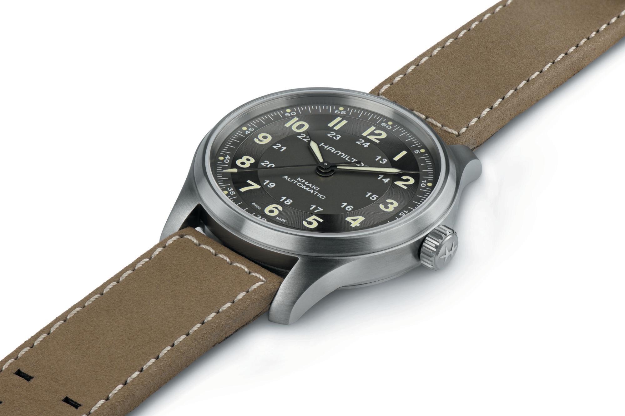 Hamilton Khaki Field H70545550 Herren Automatikuhr 80h Gangreserve