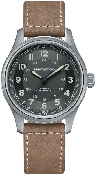 Hamilton Khaki Field H70545550 Automatic Mens Watch 80h Power Reserve Hamilton Khaki Field H70545550 Automatic Mens Watch 80h Power Reserve