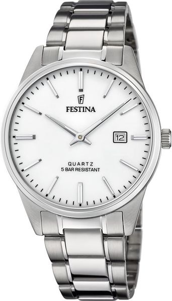 Festina Stahlband Klassisch F20511/2 Montre-Bracelet pour hommes