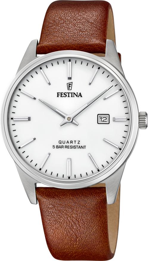 Festina Stahlband Klassisch F20512/2 Herrenarmbanduhr