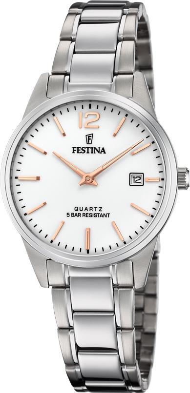 Festina Stahlband Klassisch F20509/2 Damenarmbanduhr