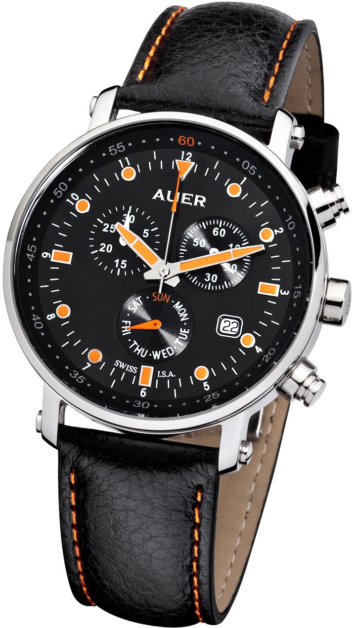 AUER Alpine Glow AU-ZU-611-BOrL Chronographe pour homme SWISS ISA