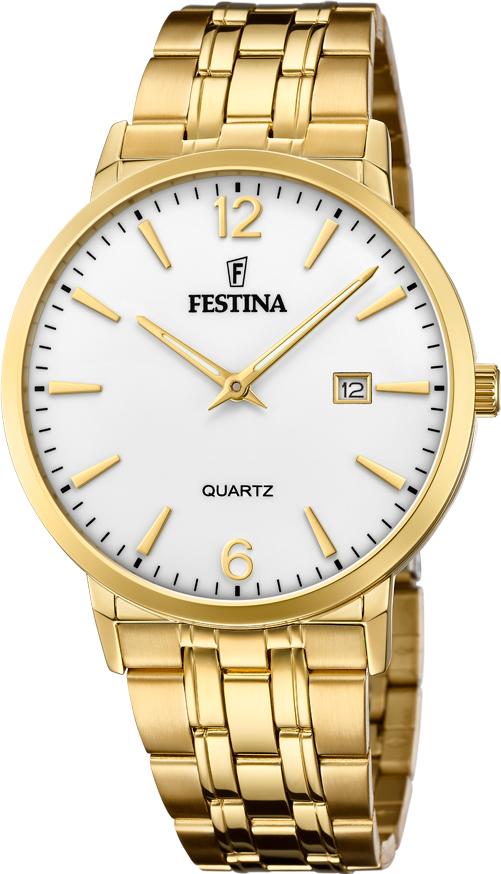 Festina Stahlband Klassisch F20513/2 Herrenarmbanduhr