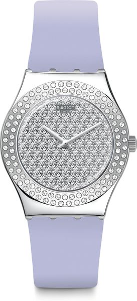 Swatch LOVELY LILAC YLS216 Montre Unisexe Swatch LOVELY LILAC YLS216 Montre Unisexe
