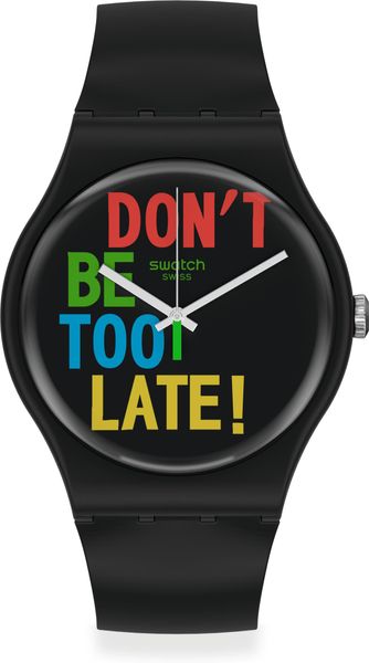 Swatch TIMEFORTIME SO29B100 Orologio unisex
