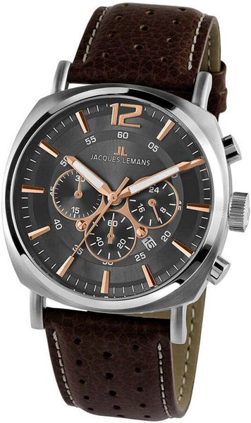 Jacques Lemans Lugano 1-1645.1 1-1645.1H Cronografo uomo Jacques Lemans Lugano 1-1645.1 1-1645.1H Cronografo uomo