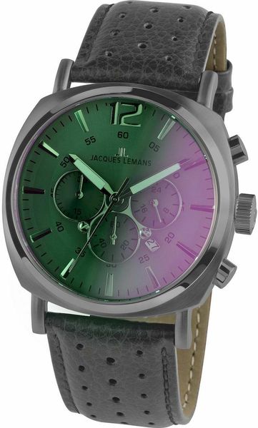 Jacques Lemans Lugano 1-1645.1 1-1645.1M Cronógrafo para hombres Jacques Lemans Lugano 1-1645.1 1-1645.1M Cronógrafo para hombres