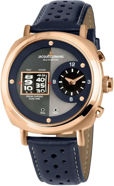 Jacques Lemans Lugano 1-2058 1-2058D Chronographe pour homme Jacques Lemans Lugano 1-2058 1-2058D Chronographe pour homme
