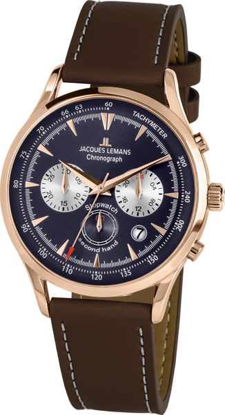 Jacques Lemans Retro Classic 1-2068 1-2068G Cronografo uomo Jacques Lemans Retro Classic 1-2068 1-2068G Cronografo uomo
