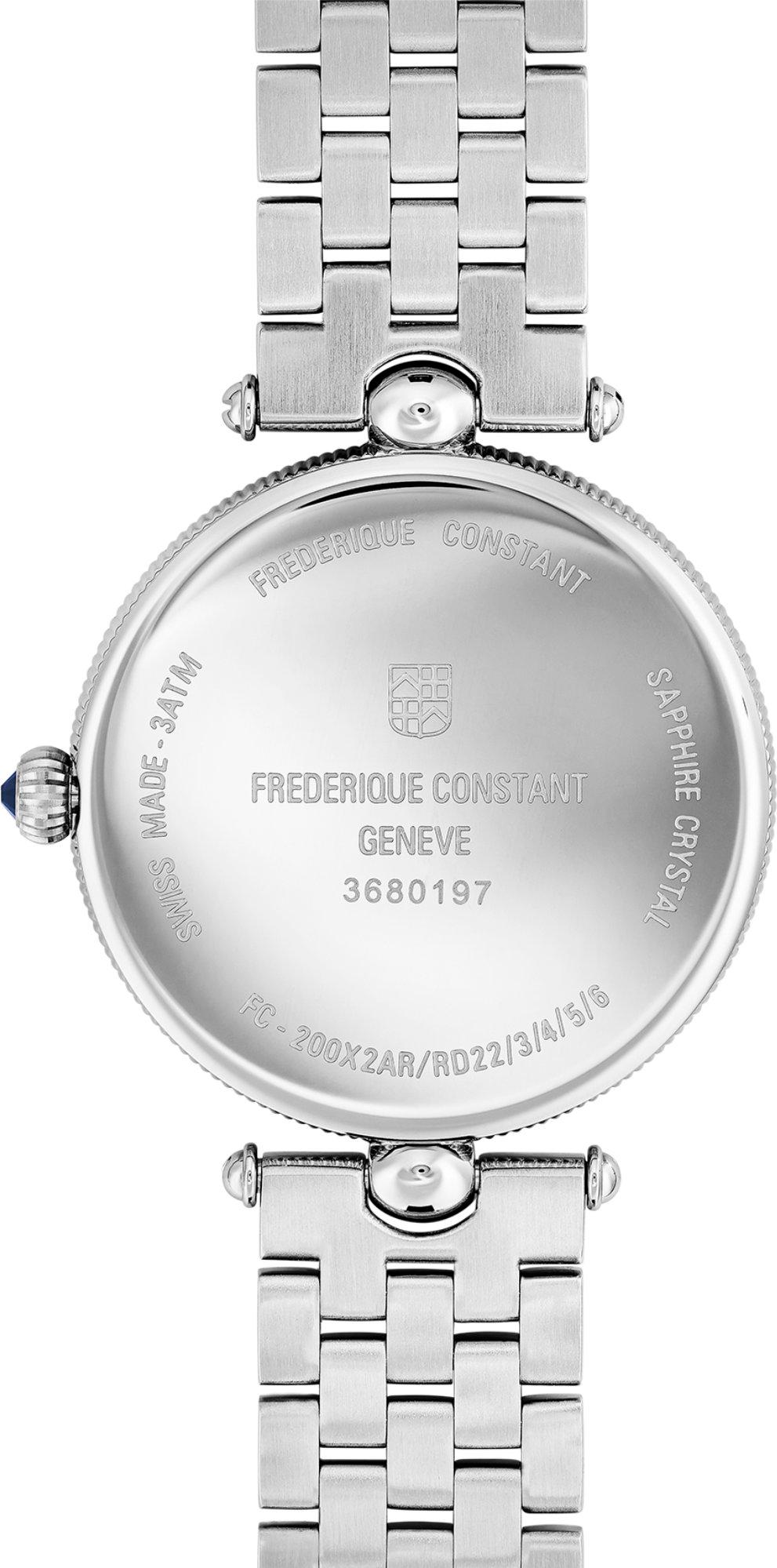 Frederique Constant Geneve CLASSICS ART DECO ROUND FC-200MPW2AR6B Reloj de Pulsera para mujeres Fabricado en Suiza