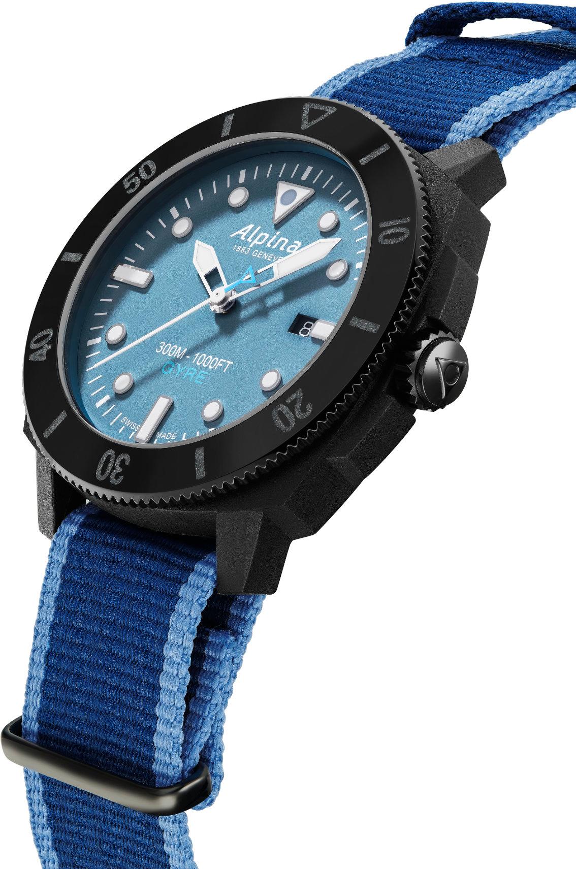 Alpina Geneve SEASTRONG DIVER GYRE GENTS AL-525LNB4VG6 Automatisch horloge voor heren Swiss made