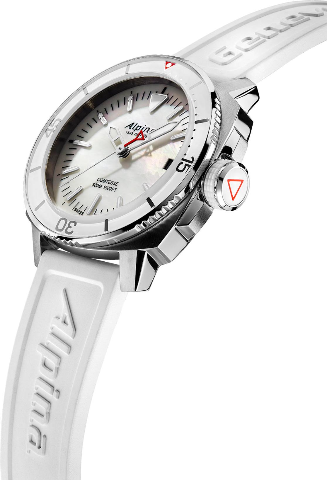 Alpina Geneve SEASTRONG DIVER COMTESSE AL-240MPW2VC6 Damenarmbanduhr Swiss Made