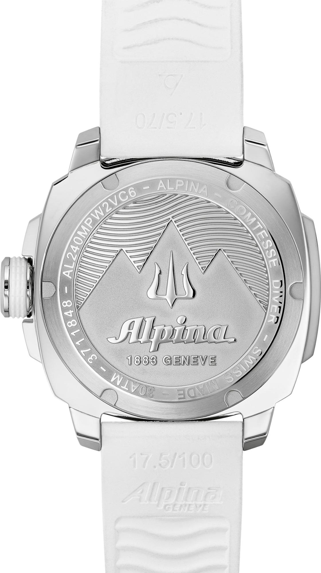 Alpina Geneve SEASTRONG DIVER COMTESSE AL-240MPW2VC6 Damenarmbanduhr Swiss Made