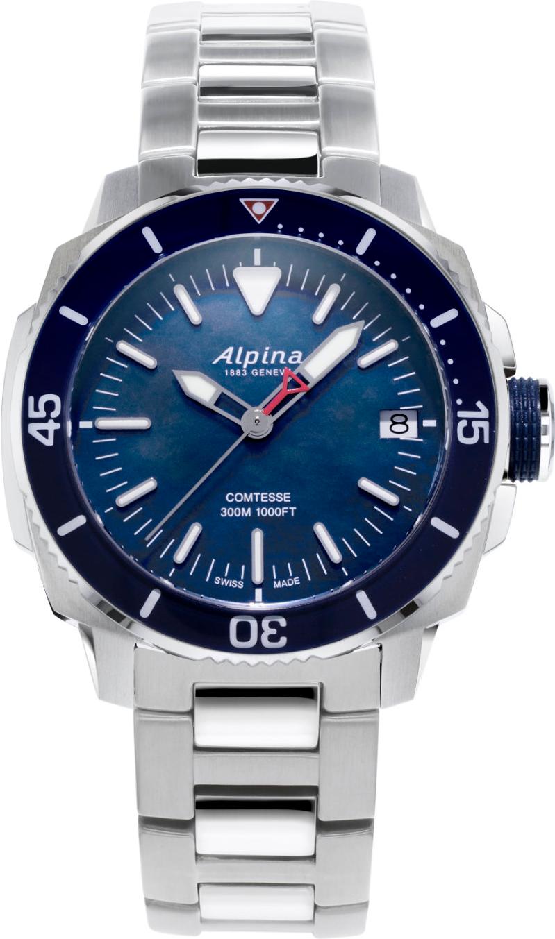 Alpina Geneve SEASTRONG DIVER COMTESSE AL-240MPN2VC6B Damenarmbanduhr Swiss Made