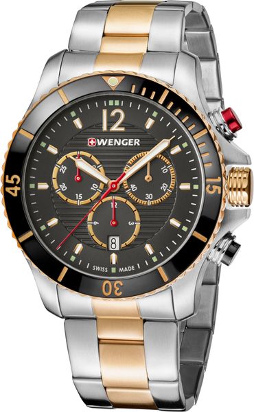 Wenger Seaforce 01.0643.113 Cronógrafo para hombres Reloj de Buceo