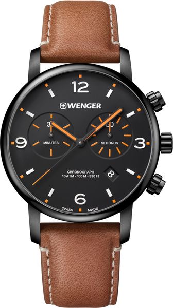 Wenger URBAN METROPOLITAN 01.1743.113 Chronographe pour homme Wenger URBAN METROPOLITAN 01.1743.113 Chronographe pour homme