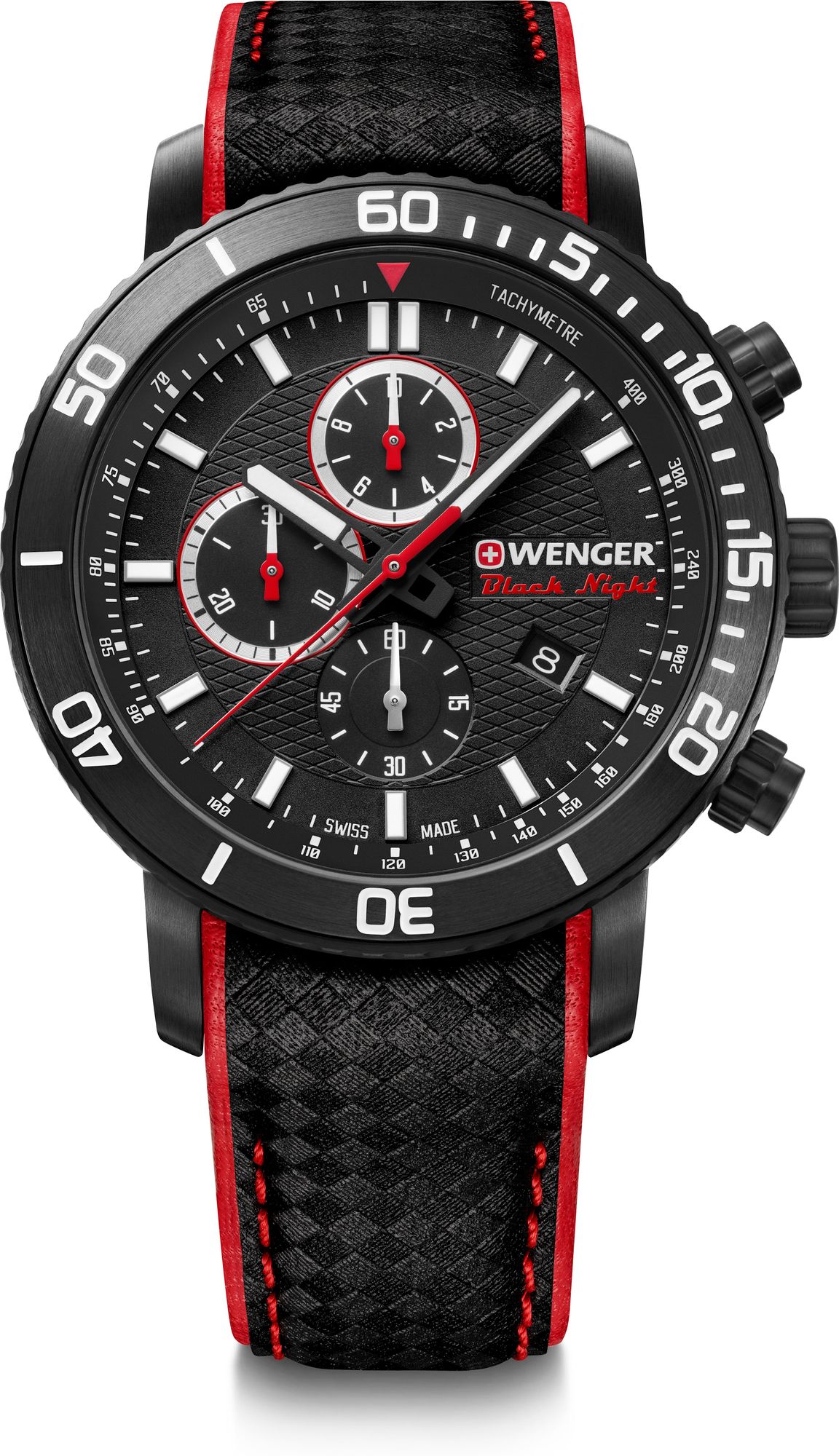 Wenger Roadster Black Night Chrono 01.1843.109 Herrenchronograph