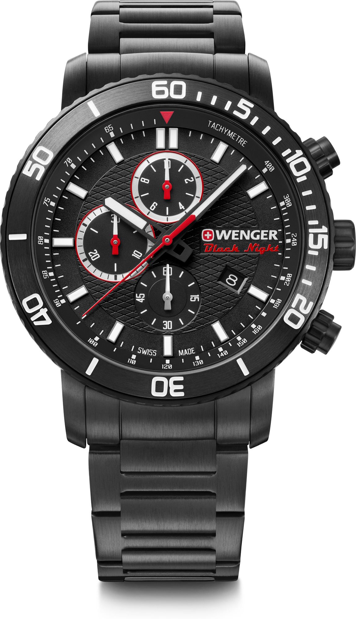 Wenger Roadster Black Night Chrono 01.1843.110 Herrenchronograph