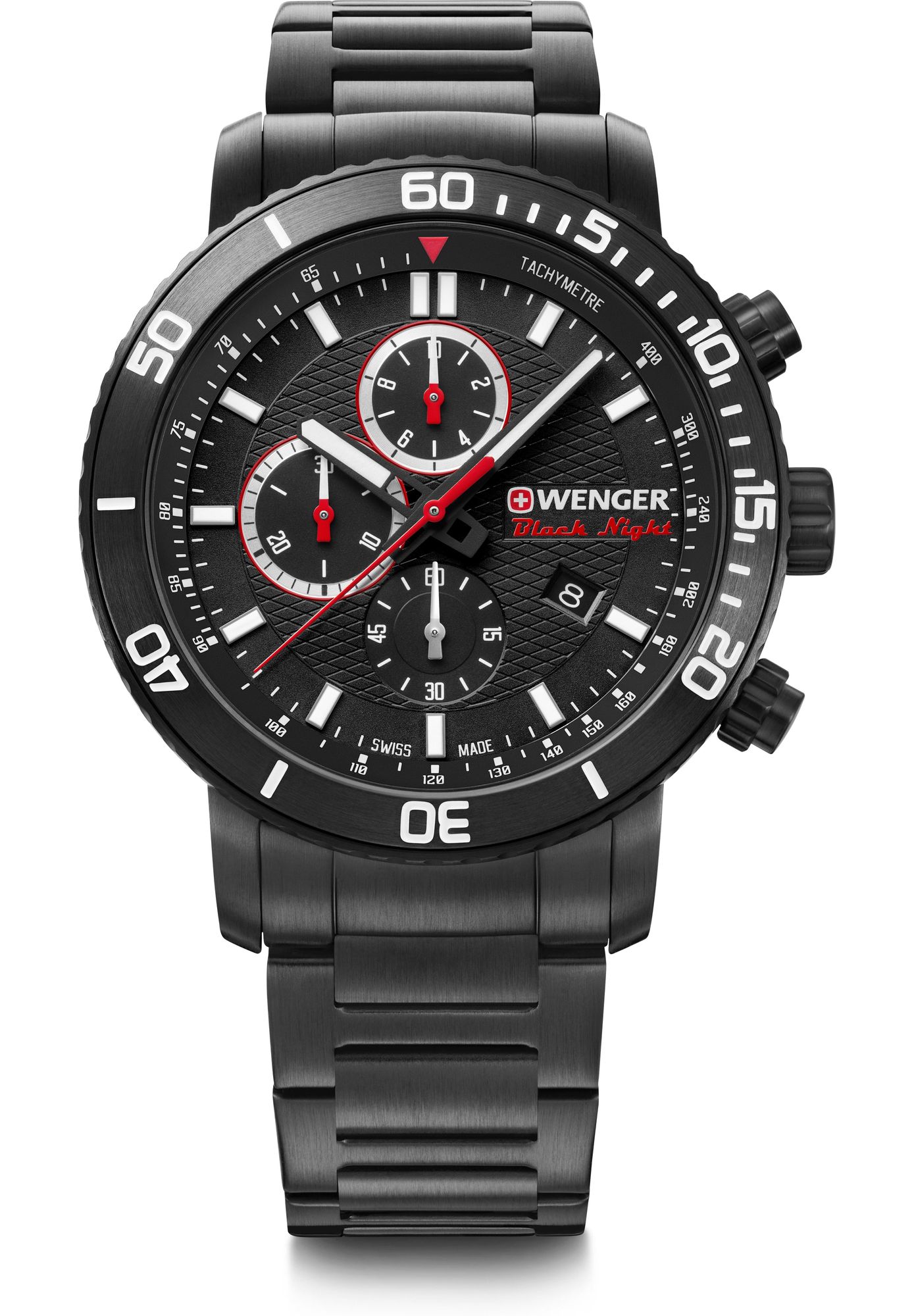 Wenger Roadster Black Night Chrono 01.1843.110 Herrenchronograph