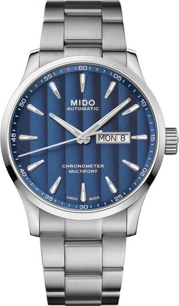 Mido MULTIFORT III/GR/COSC/STEEL/BL M0384311104100 Automatic Mens Watch Mido MULTIFORT III/GR/COSC/STEEL/BL M0384311104100 Automatic Mens Watch