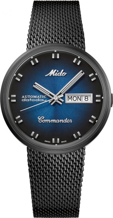 Mido COMMANDER/GR/A/BLACK/BLUE DIAL M842932511 Damen Automatikuhr