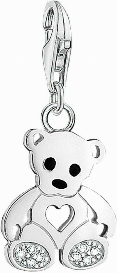 Thomas Sabo Teddybär mit Herz 1119-041-14 Pendiente Charm