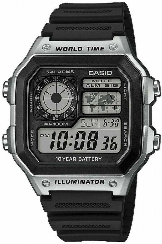 Casio Collection Men AE-1200WH-1CVEF Montre digitale pour hommes