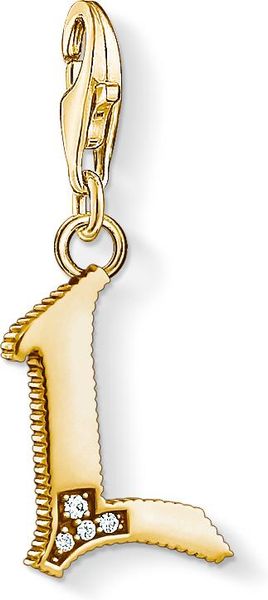 Thomas Sabo Buchstabe L gold 1618-414-39 Charm Anhänger Thomas Sabo Buchstabe L gold 1618-414-39 Charm Anhänger