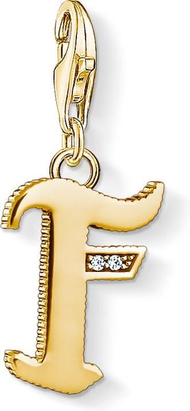 Thomas Sabo Buchstabe F gold 1612-414-39 Charm Anhänger Thomas Sabo Buchstabe F gold 1612-414-39 Charm Anhänger