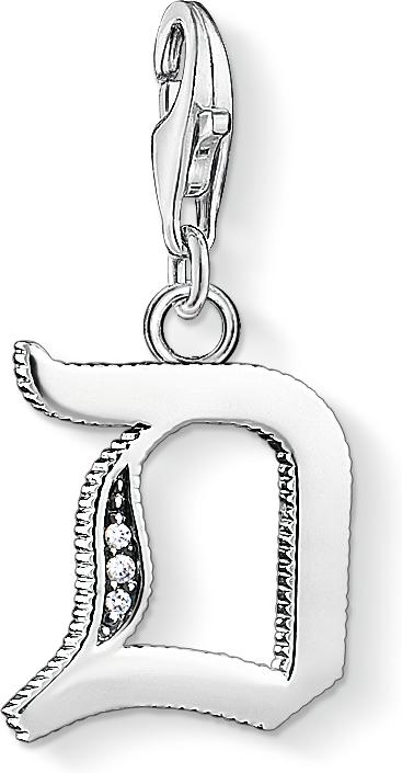 Thomas Sabo Buchstabe D silber 1584-643-21 Charm Anhänger