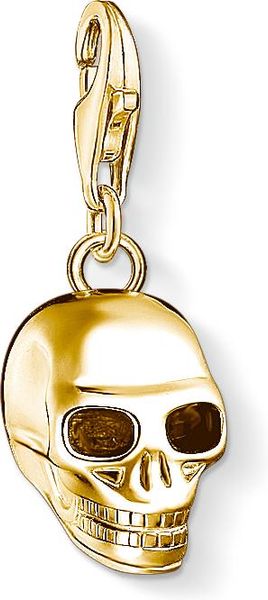 Thomas Sabo Totenkopf gold 1549-413-39 Charm Anhänger Thomas Sabo Totenkopf gold 1549-413-39 Charm Anhänger