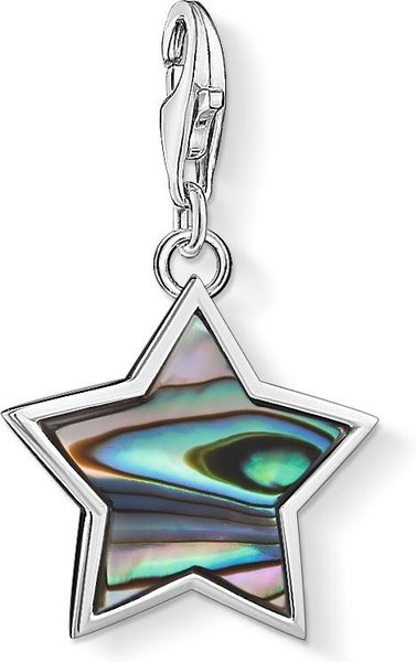 Thomas Sabo Stern abalone Perlmutt türkis 1533-509-7 Pendiente Charm Thomas Sabo Stern abalone Perlmutt türkis 1533-509-7 Pendiente Charm