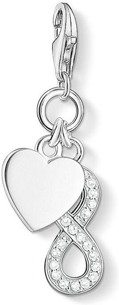 Thomas Sabo Herz mit Infinity 1248-051-14 Pendente charm Thomas Sabo Herz mit Infinity 1248-051-14 Pendente charm