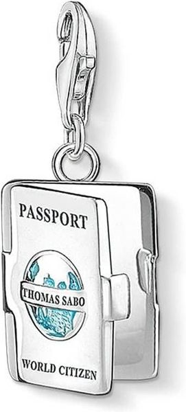 Thomas Sabo Reisepass 1233-007-17 Pendente charm Thomas Sabo Reisepass 1233-007-17 Pendente charm