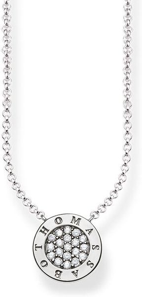 Thomas Sabo Collier Classic Pavé KE1493-051-14-L45v Damenhalskette Thomas Sabo Collier Classic Pavé KE1493-051-14-L45v Damenhalskette