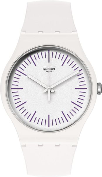 Swatch WHITENPURPLE SUOW173 Reloj unisex Swatch WHITENPURPLE SUOW173 Reloj unisex
